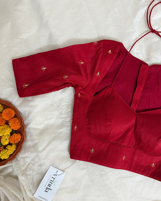 Panash Red Blouse