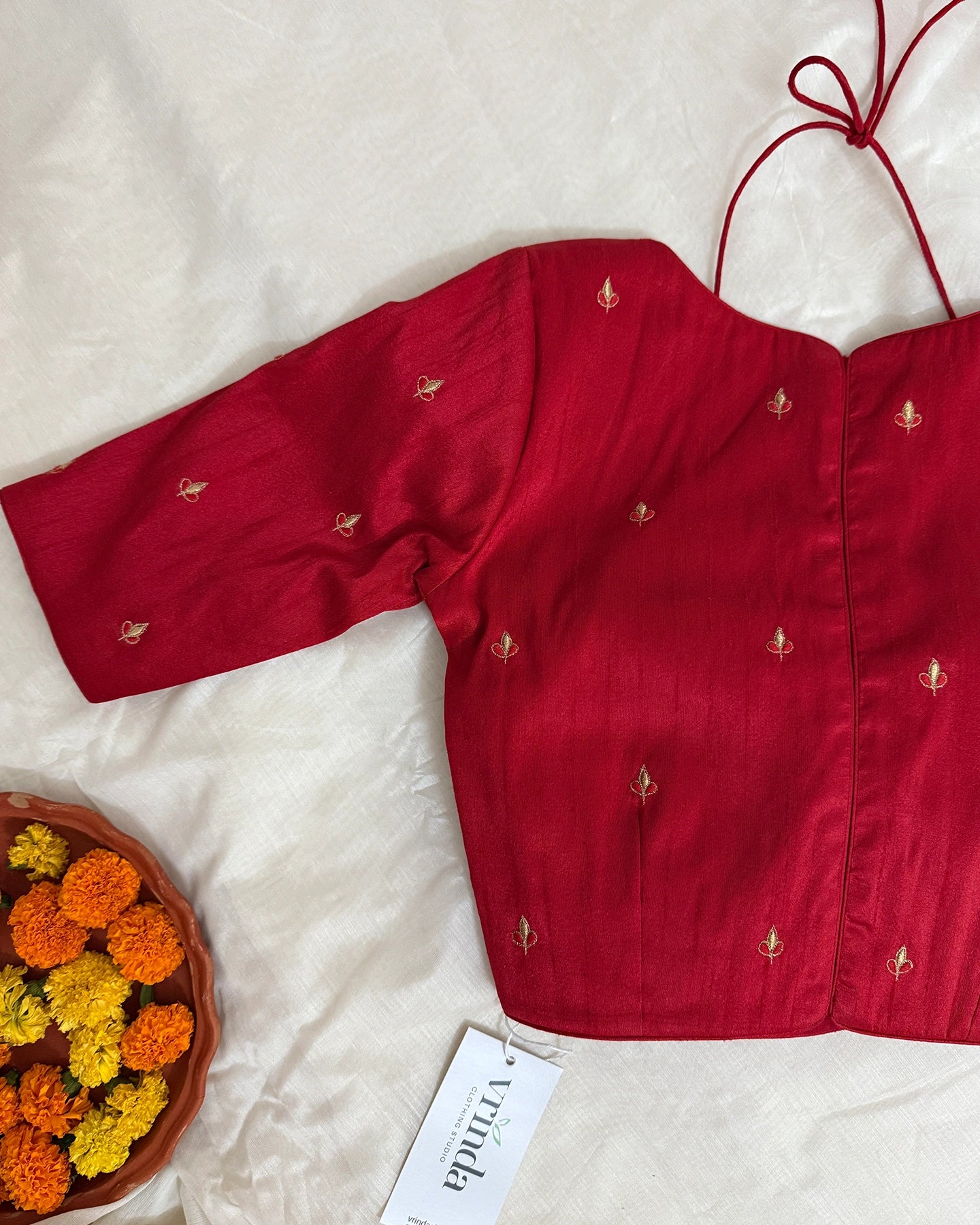 Panash Red Blouse