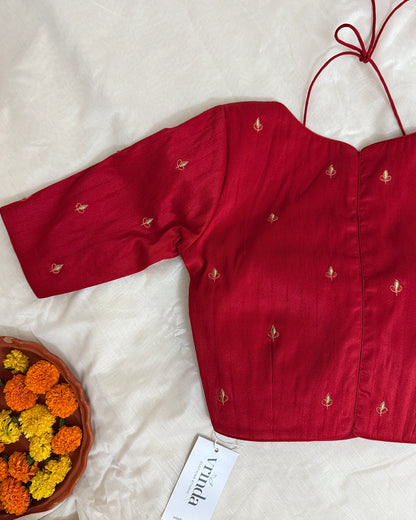 Panash Red Blouse