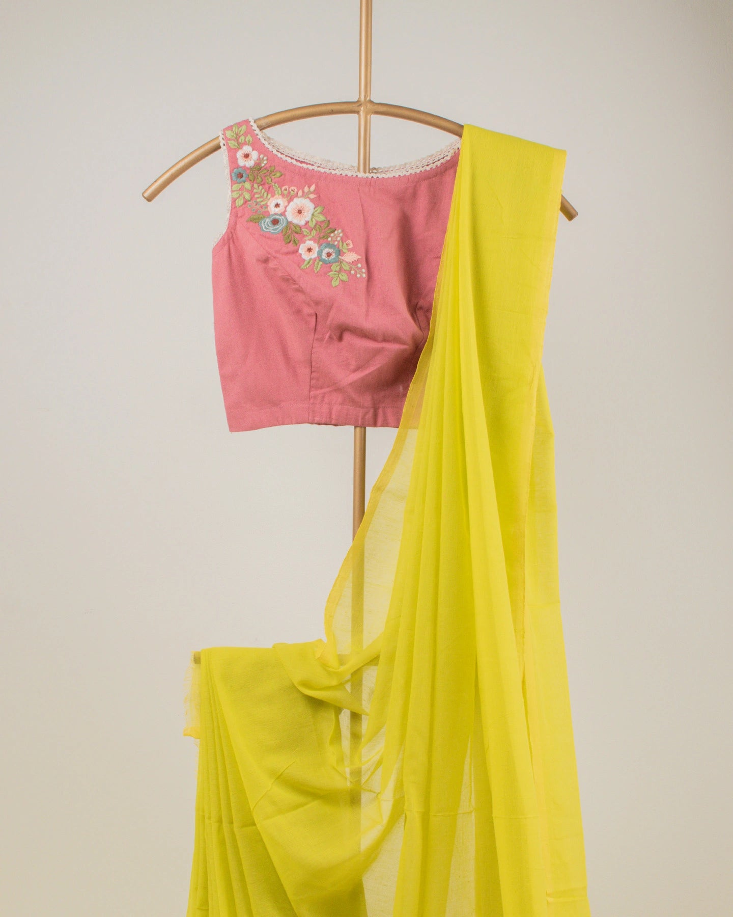 Pineapple Punch Saree
