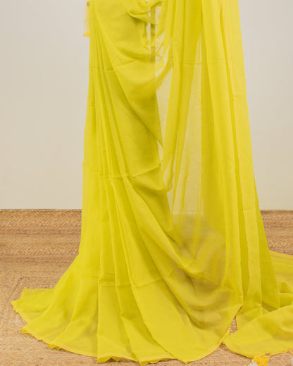 Pineapple Punch Saree