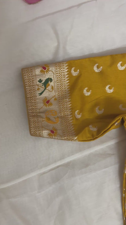 Paithani mustard Blouse