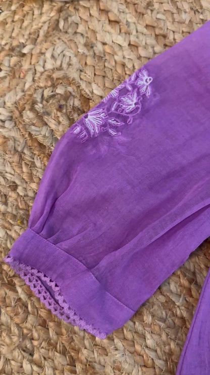 Sukhmani Mauve Blouse