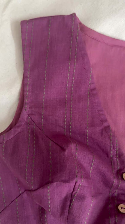 Mauve Lines Blouse