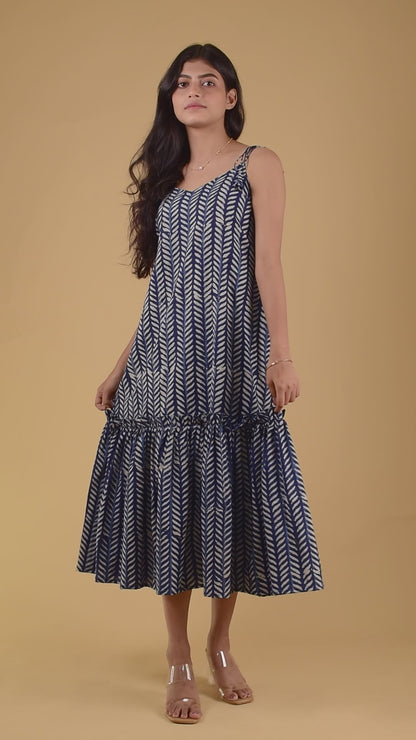 Indigo Fern Dress