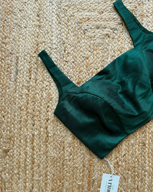 Pristine Dark Green Blouse