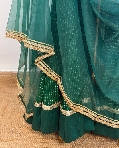 Priyanshi Hara Lehenga Set