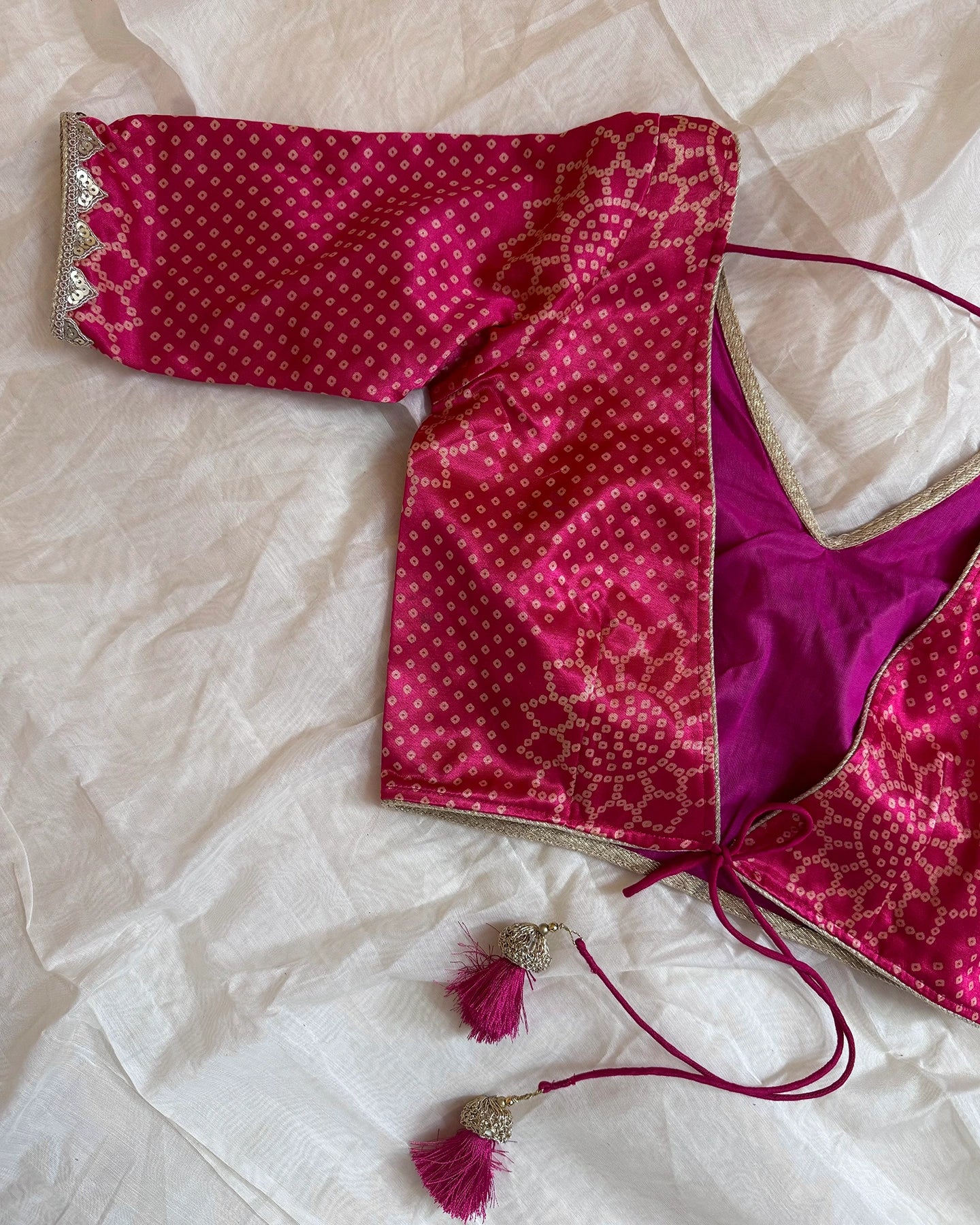 Rani bandhej Blouse