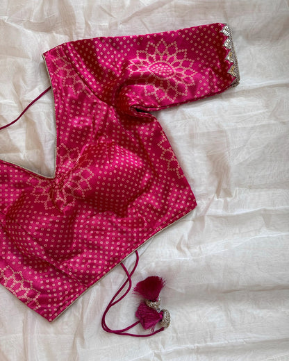 Rani bandhej Blouse
