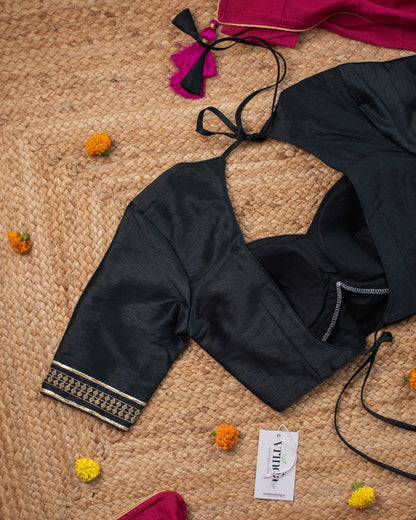 Rubari Black Blouse