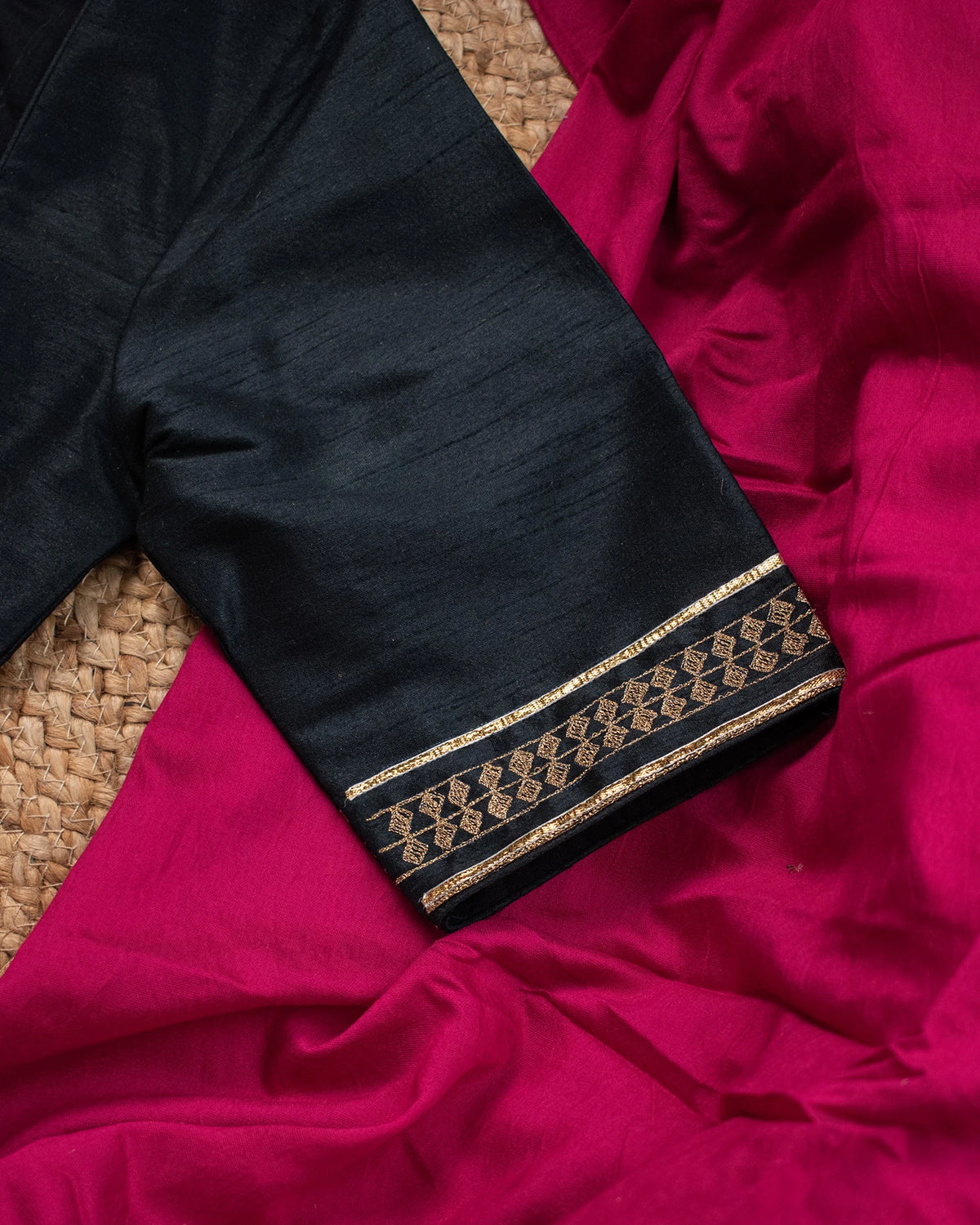 Rubari Black Blouse