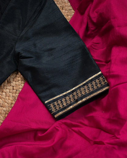 Rubari Black Blouse