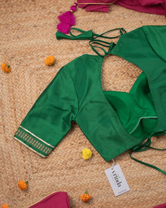Rubari Emerald Blouse