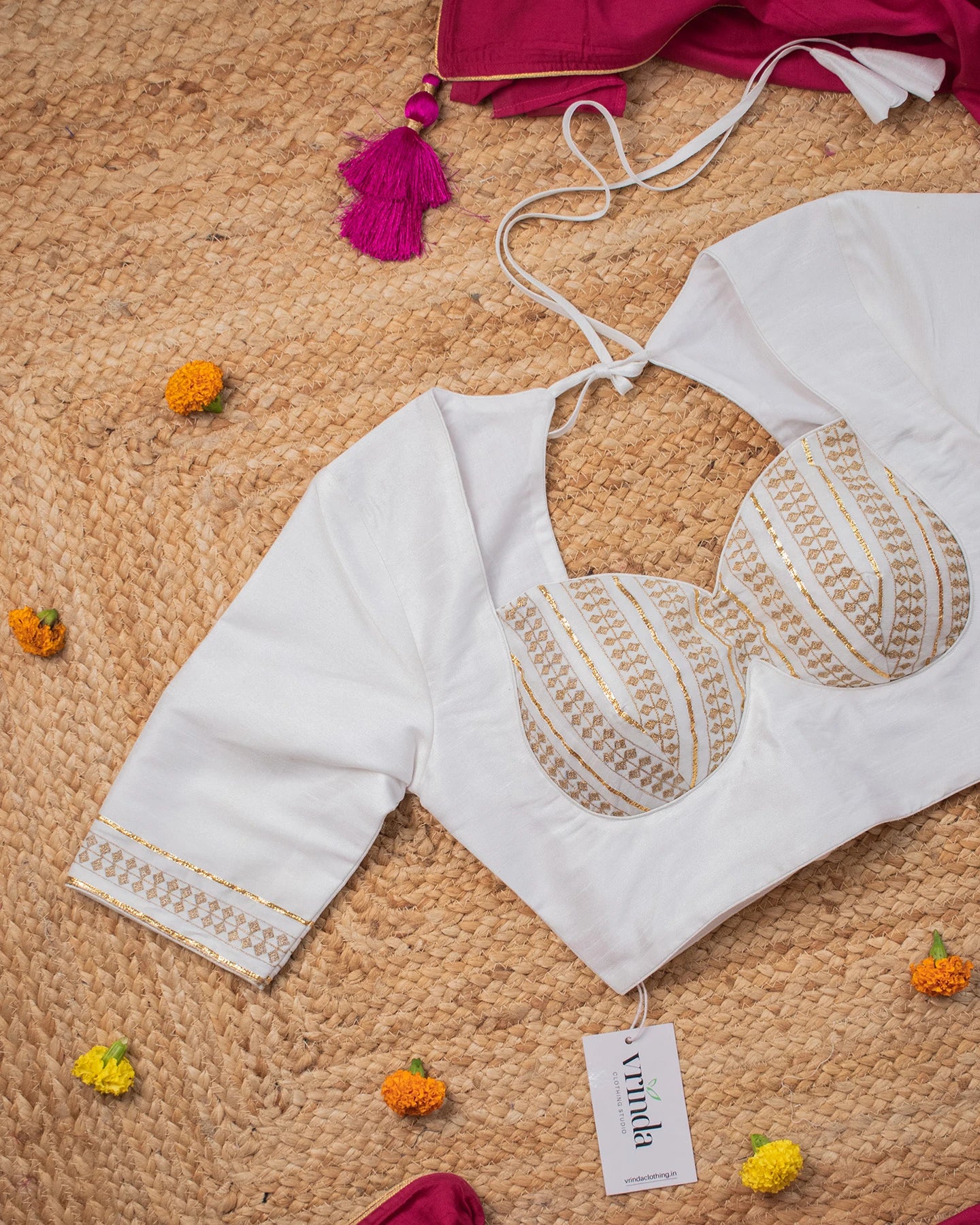 Rubari Ivory Blouse