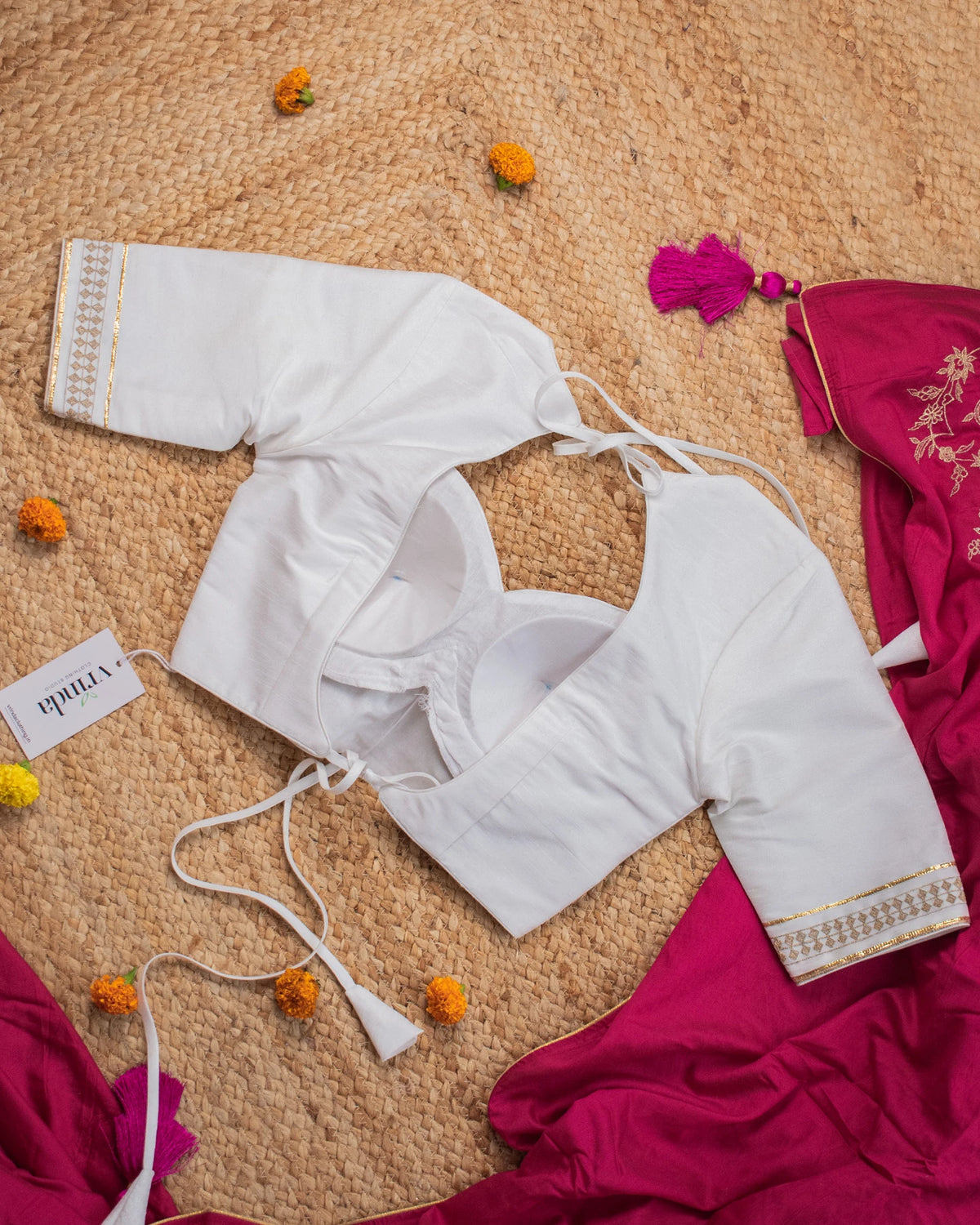 Rubari Ivory Blouse