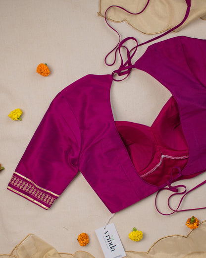 Rubari Magenta Blouse