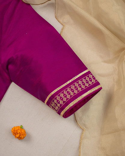 Rubari Magenta Blouse