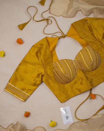 Rubari Mustard Blouse
