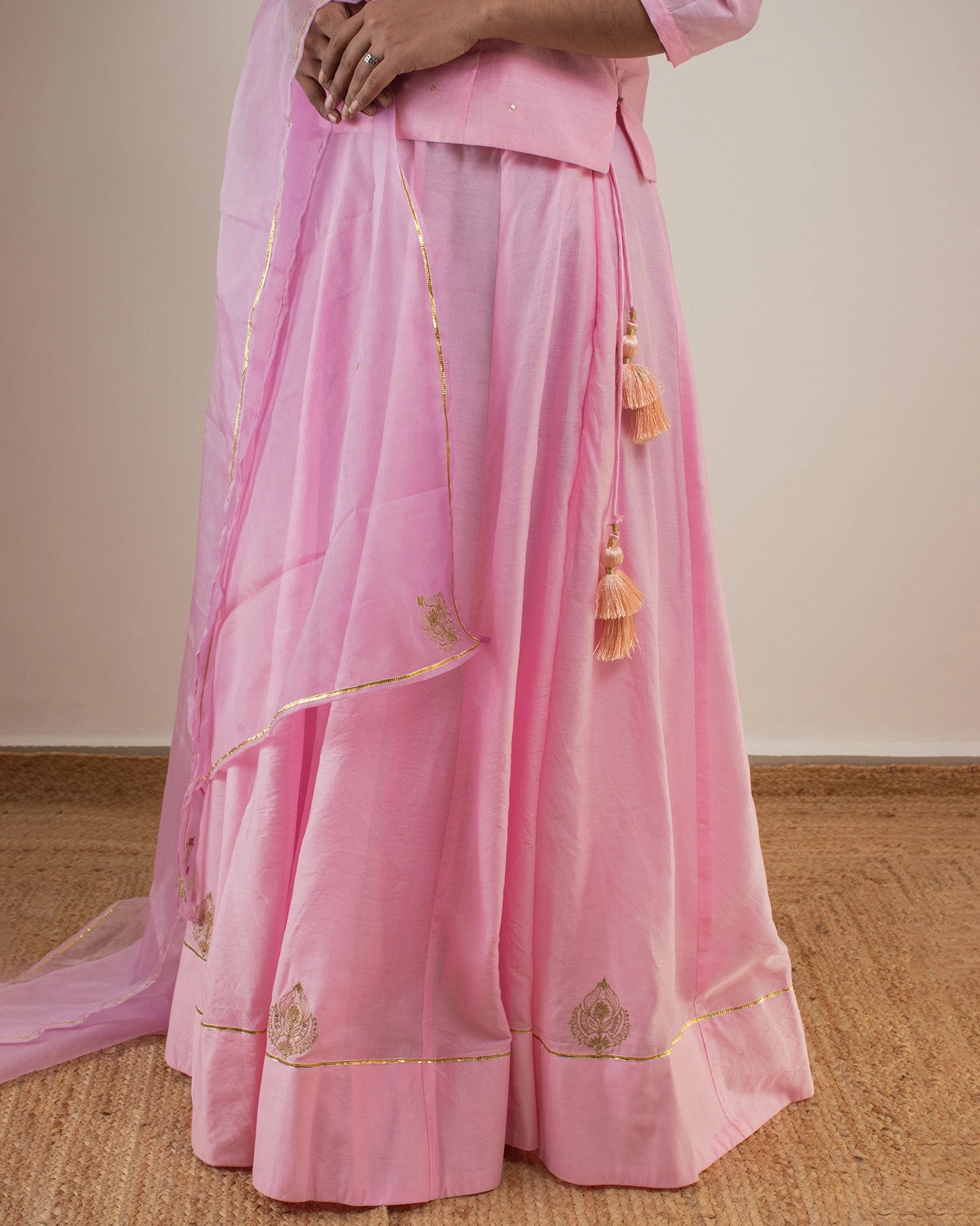 Samarvi Baby Pink Lehenga Set