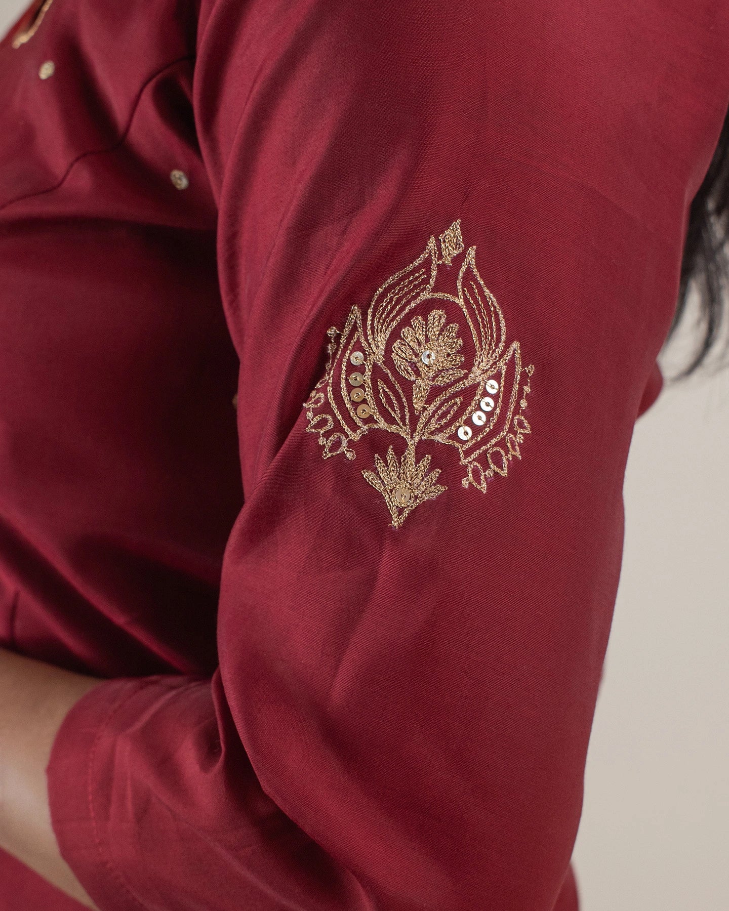 Samarvi Maroon Lehenga Set