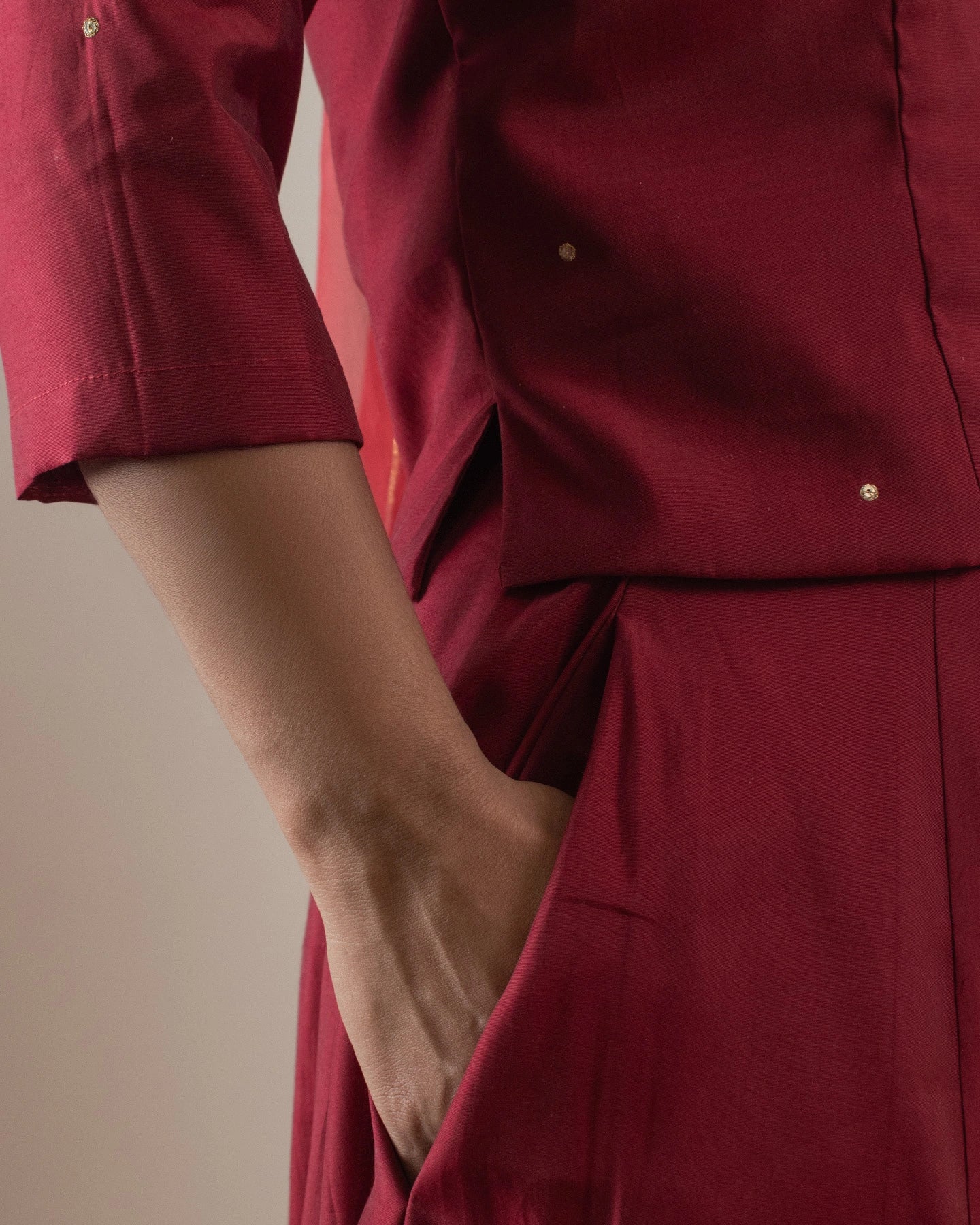 Samarvi Maroon Lehenga Set