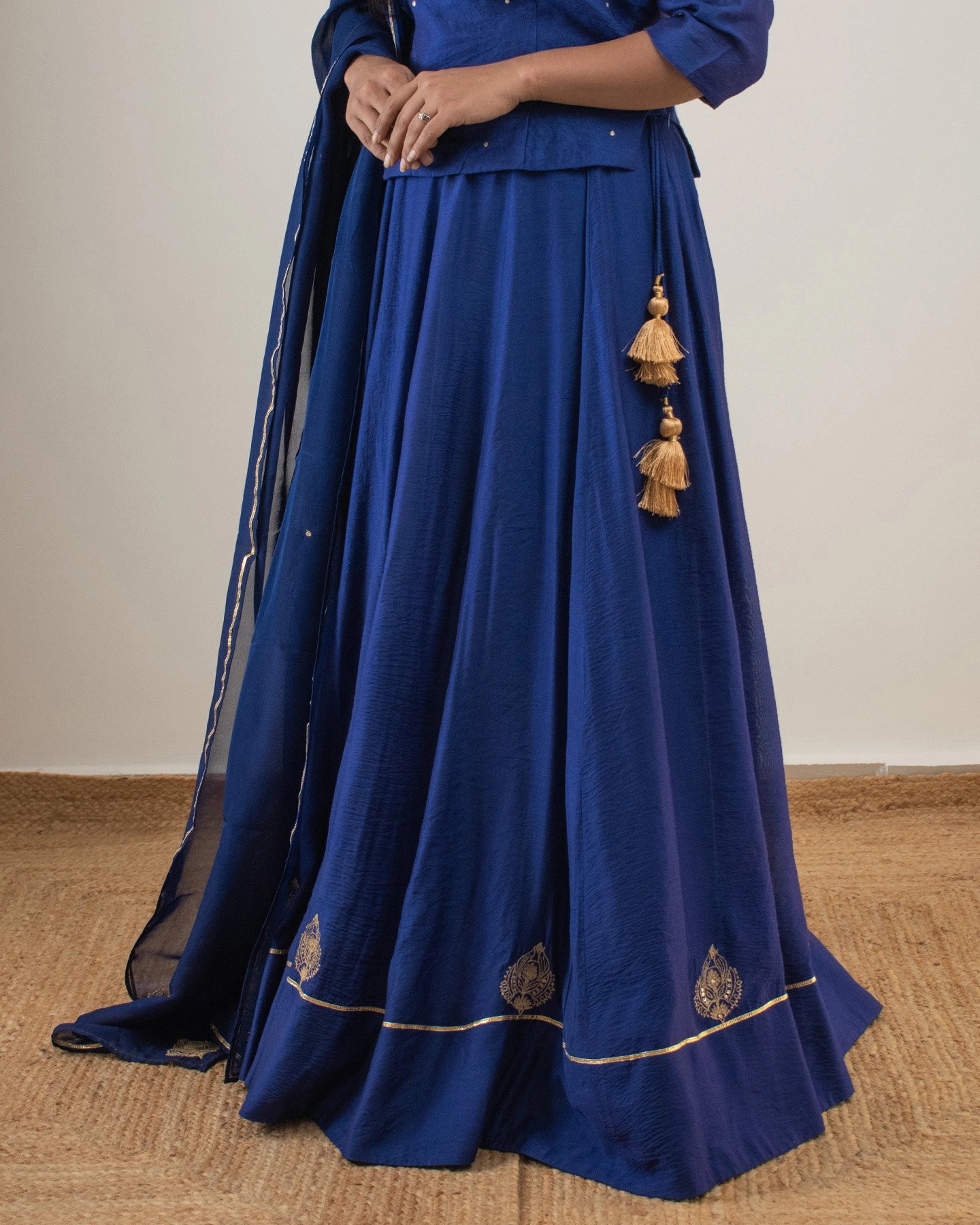 Samarvi Royal Blue Lehenga Set