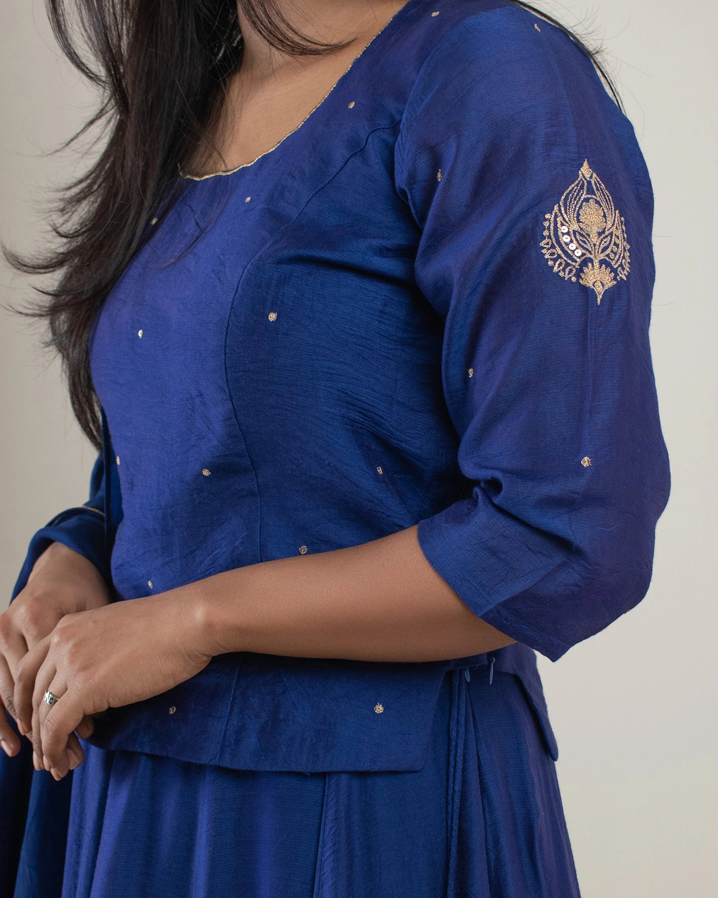 Samarvi Royal Blue Lehenga Set