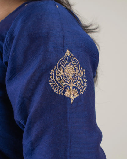 Samarvi Royal Blue Lehenga Set