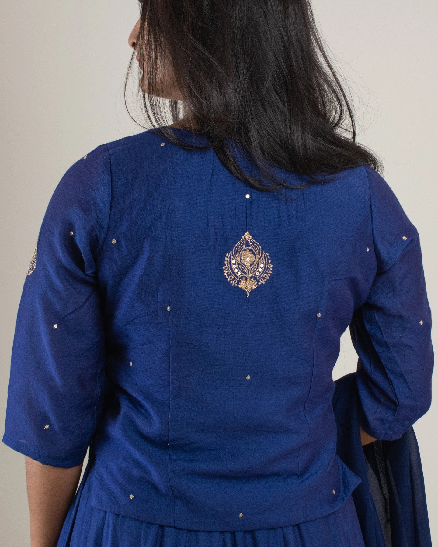 Samarvi Royal Blue Lehenga Set