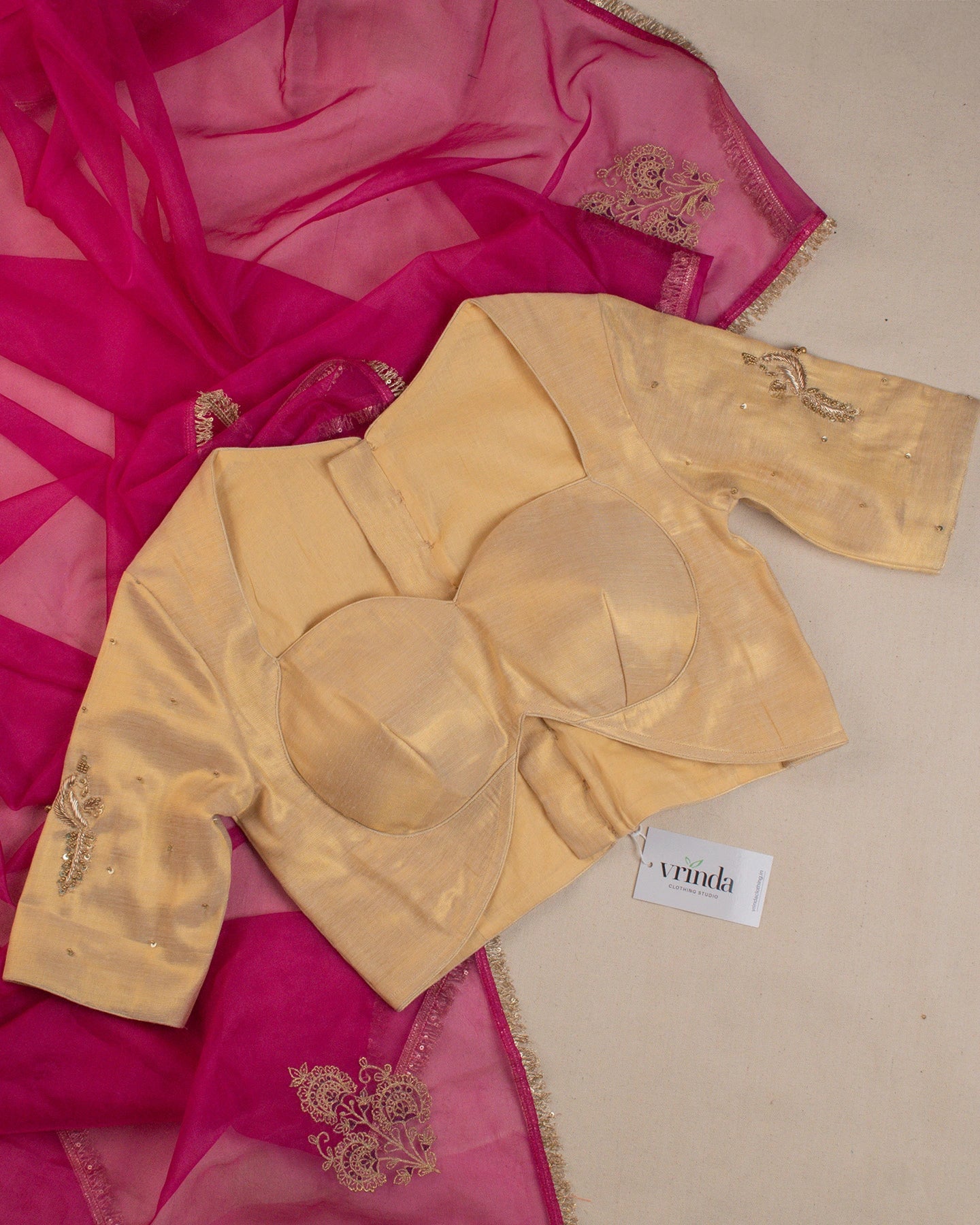 Sarang Gold Blouse