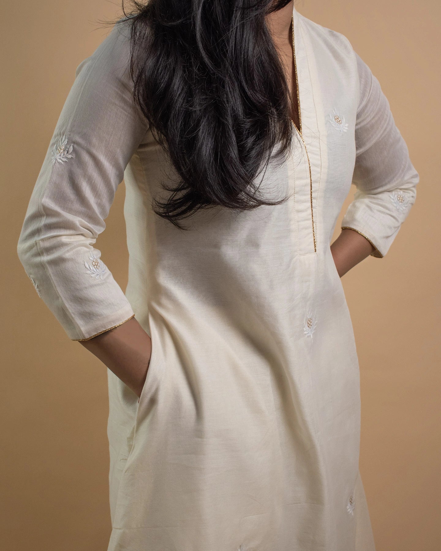 Saroj Ivory Kurta Set