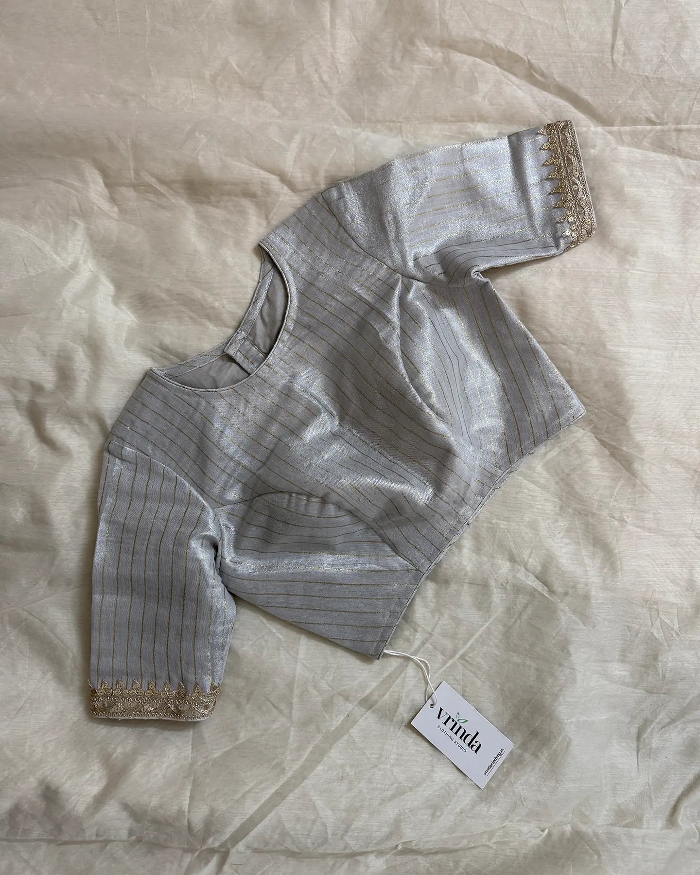 Silver Stripes Blouse