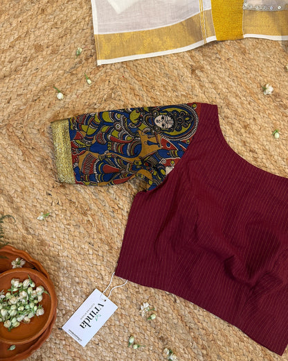 Srivalli Maroon Blouse