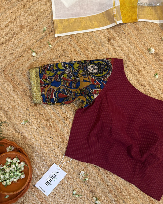 Srivalli Maroon Blouse