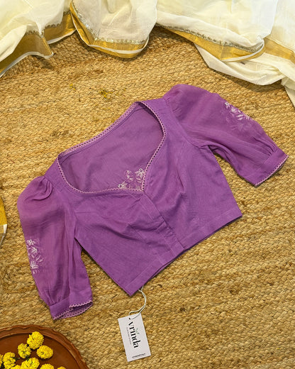 Sukhmani Mauve Blouse