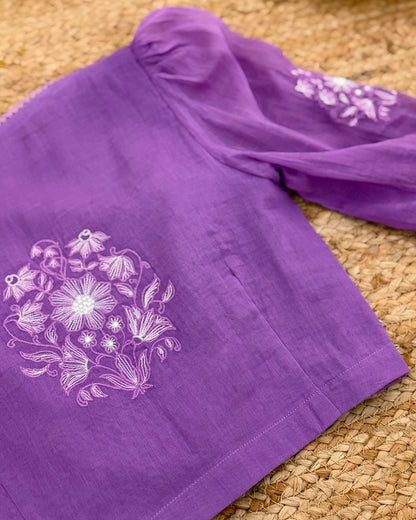 Sukhmani Mauve Blouse