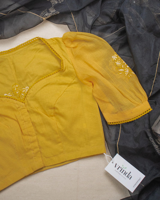 Sukhmani Mustard Blouse