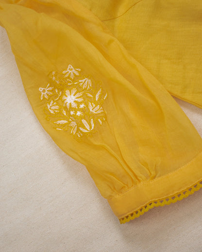 Sukhmani Mustard Blouse