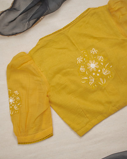Sukhmani Mustard Blouse