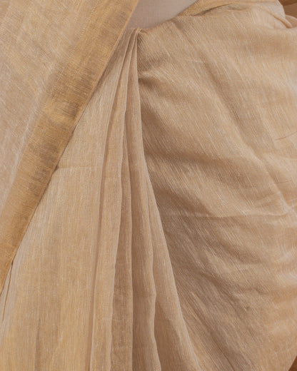 Swaragini Ivory Handwoven Saree