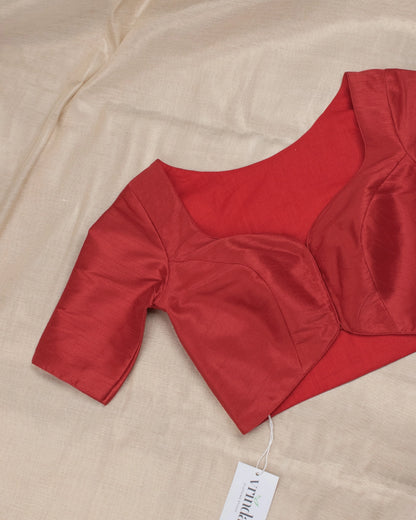 Tanjore Red Blouse