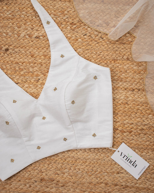 Tanusree Ivory Blouse