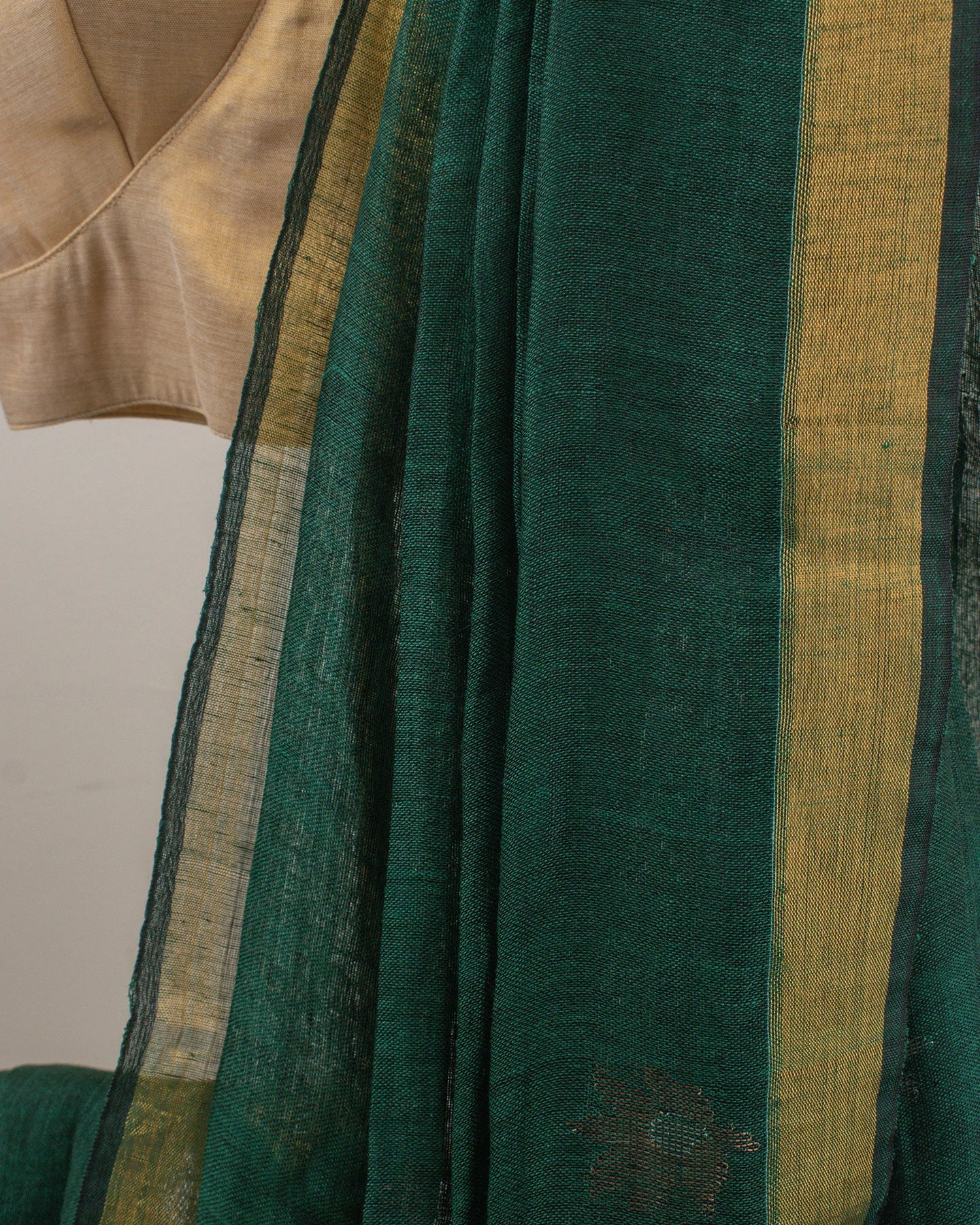 Tulip Floral Green Saree
