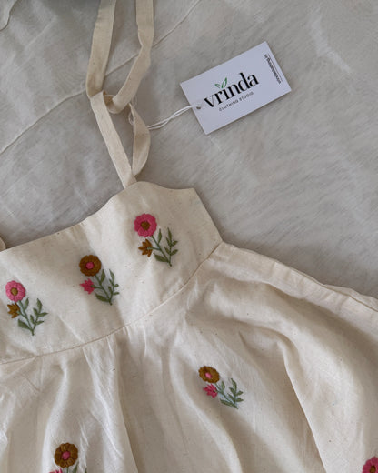 Vanilla Girl Embroidered Dress