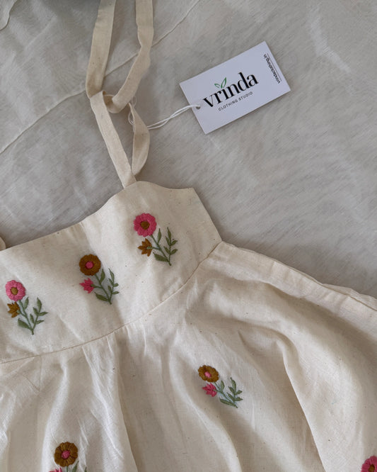 Vanilla Girl Embroidered Dress