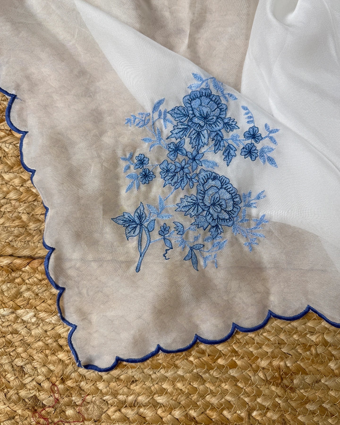 Vintage Blue Saree