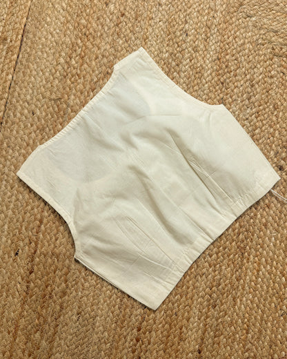 Wind Flower Beige Blouse