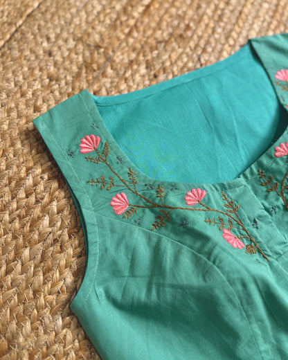 Wind Flower Mint Blouse