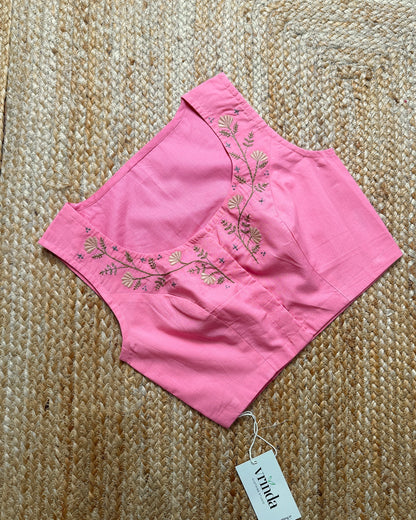 Wind Flower Pink Blouse