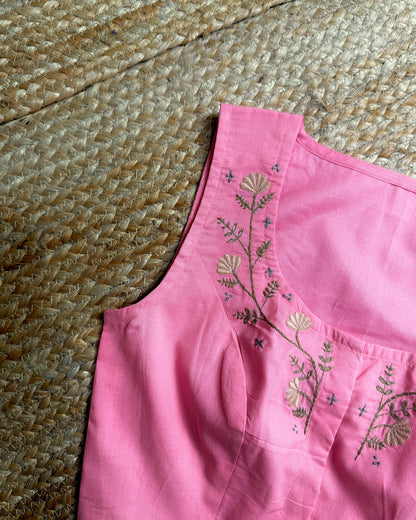 Wind Flower Pink Blouse